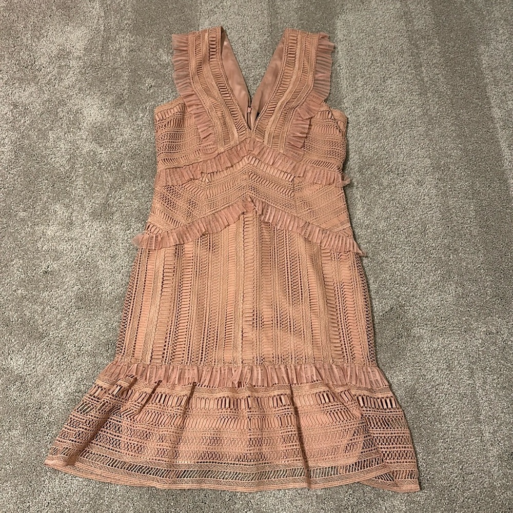 Bardot XS mauve pink mini dress